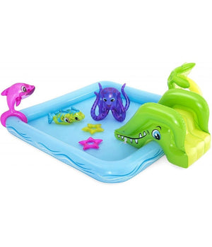 Play Center Acquario Fantastico Con Spruzzi Piscina Gonfiabile 239x206x86cm 53052         