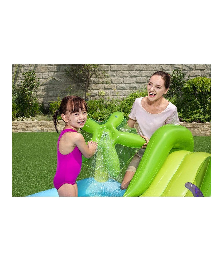 Play Center Acquario Fantastico Con Spruzzi Piscina Gonfiabile 239x206x86cm 53052         