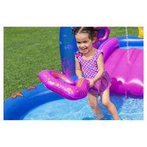 Trade Shop - Play Center Gonfiabile Sea Odyssey Piscina Scivolo Per Bambini 330x188x117cm 53167 -