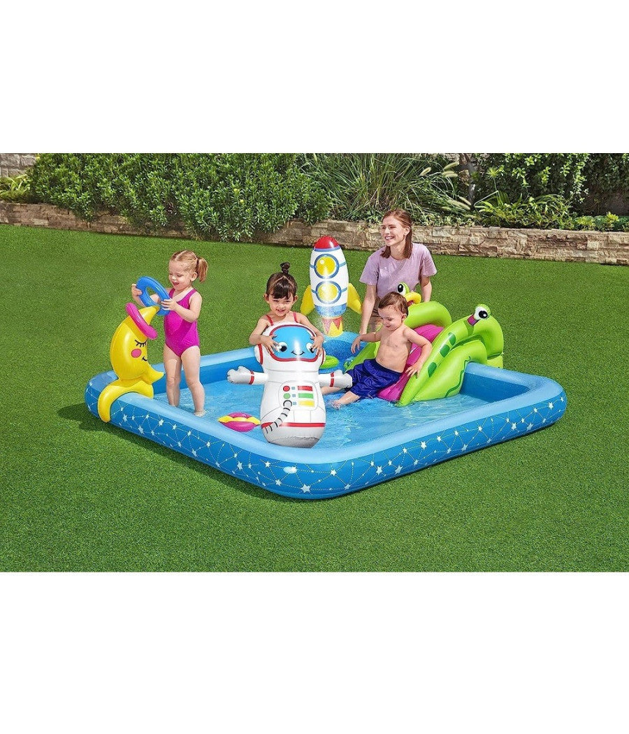 Play Center Piccolo Astronauta Gonfiabile 228x206x84 Cm Piscina Giardino 53126         