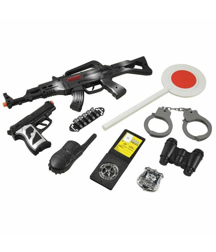 Fantastico Playset Di Armi Polizia Poliziotto Gioco Di Ruolo In Palstica         