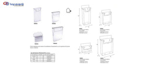 Portadepliant parete da esterno A5