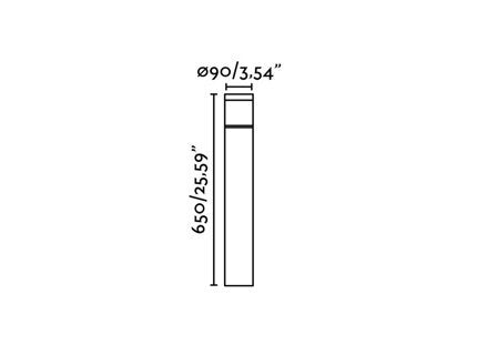 PLIM 2 LED, Paletto per Esterni, Faro Barcelona