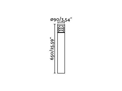PLIM 3 LED, Paletto per Esterni, Faro Barcelona