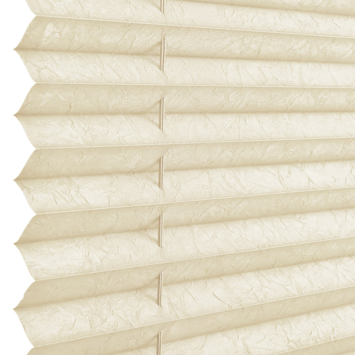 [neu.haus] Tenda Plissé Klemmfix  (90 x 100 cm) (crema) - protezione sole e luce - opaco (senza bisogno di praticare