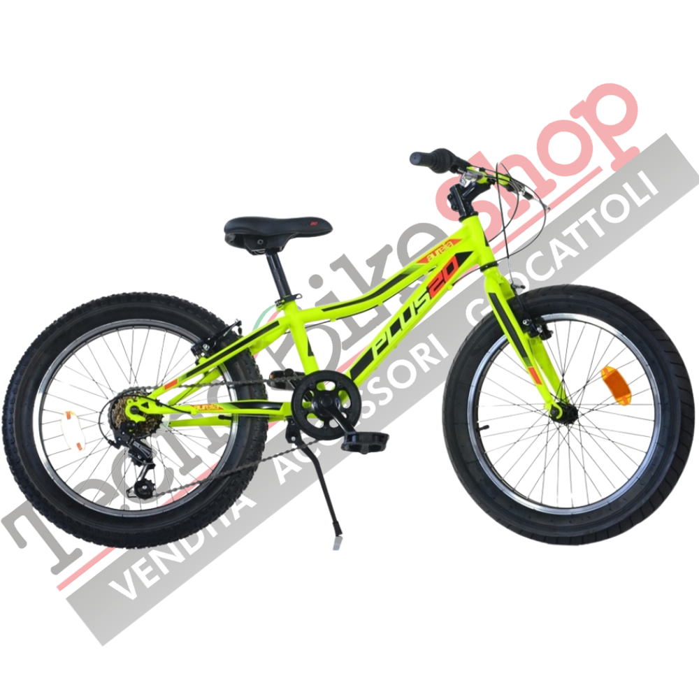 Bicicletta Bambino Aurelia MTB 420 Plus Sport Dino Bikes - 20 pollici 6 Velocità colore Giallo