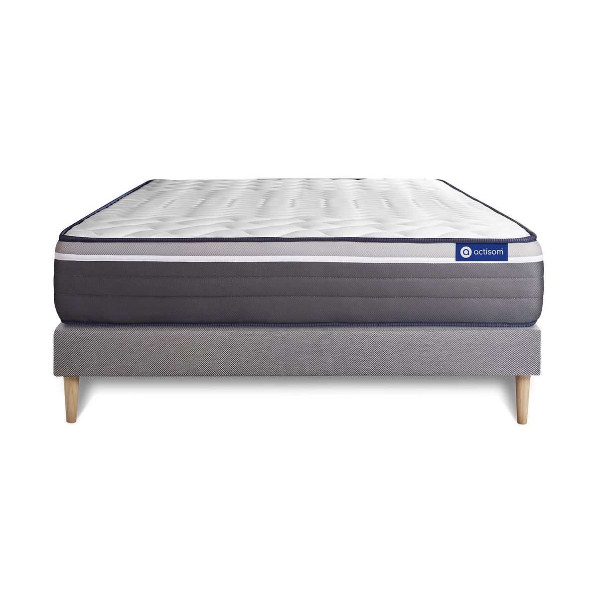 Kit rete e materasso matrimoniale Actiflex plus 160x210cm - Spessore : 26cm - Molle insacchettate e memory foam- molto rigido