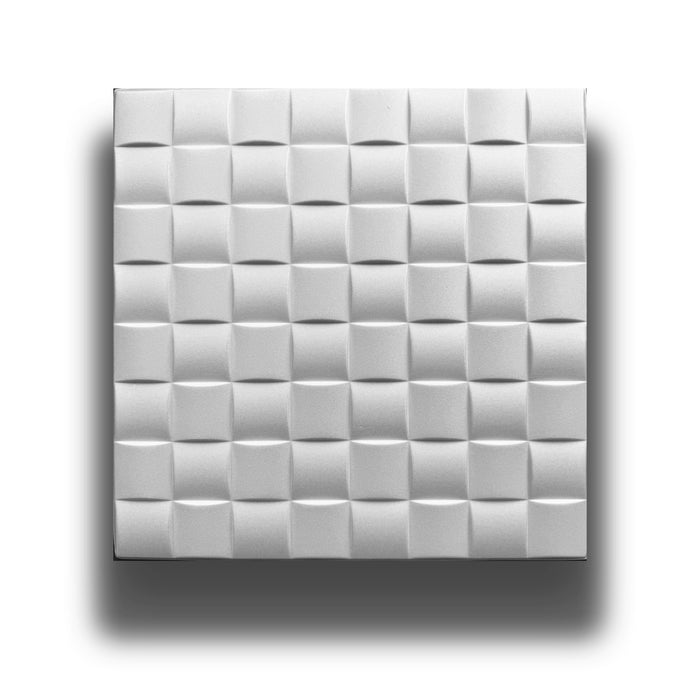 10 o 20mq (40 oppure 80 pezzi) di pannello decorativo 3D a soffitto in EPS isolante 50x50cm PLUTON - Pacco da 20 metri quadrati