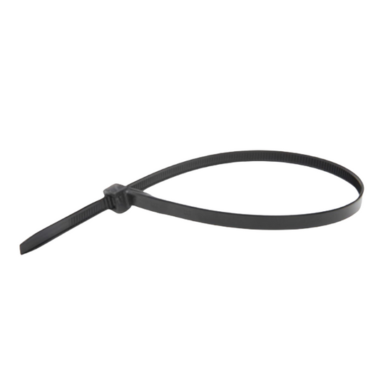 Elematic fascette per cablaggio in nylon autoestinguente confezione 50 pezzi *** colore nero, dimensioni 12,5 x 1000 ...