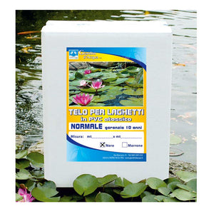 Telo laghetto pvc 5 x 6 metri colore nero spessore 0,5 - garanzia 5 anni