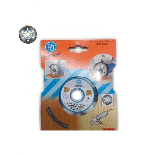 Poggi disco taglio legno plastica per smerigliatrice angolare, diametro 230mm