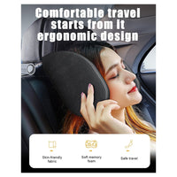 Trade Shop - Poggiatesta Seggiolino Auto Supporto Collo Testa Regolabile Cuscino Bambini Adulti         