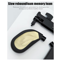 Trade Shop - Poggiatesta Seggiolino Auto Supporto Collo Testa Regolabile Cuscino Bambini Adulti         