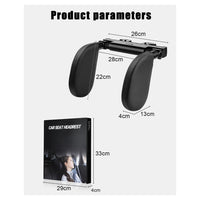 Trade Shop - Poggiatesta Seggiolino Auto Supporto Collo Testa Regolabile Cuscino Bambini Adulti         