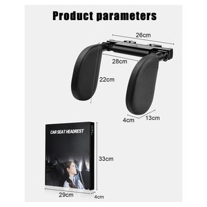 Trade Shop - Poggiatesta Seggiolino Auto Supporto Collo Testa Regolabile Cuscino Bambini Adulti         