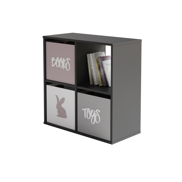 Mensola grigia Loni 2x2