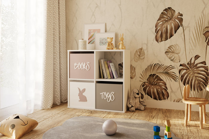 Mensola bianca Loni 2x2