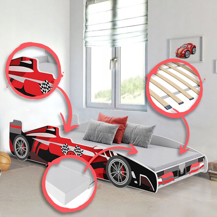 Letto per bambini FORMULA 160 x 80 cm con materasso