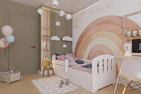 Letto per bambini Felix bianco 160x80 con materasso