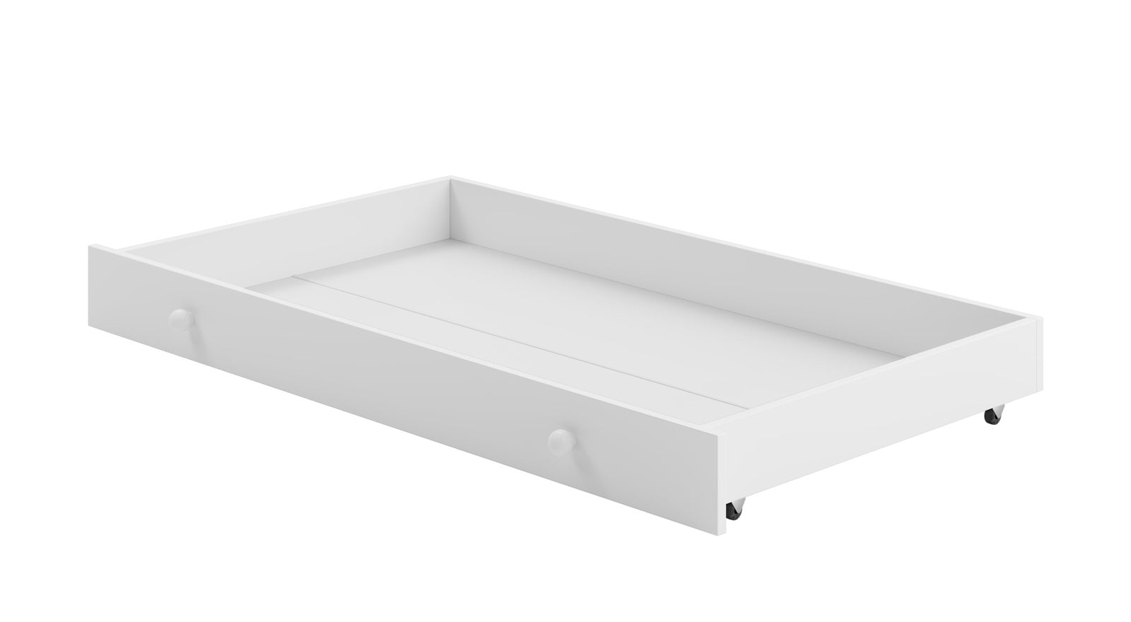 Letto per bambini EMMA 140x70 con materasso - Bianco/Grigio