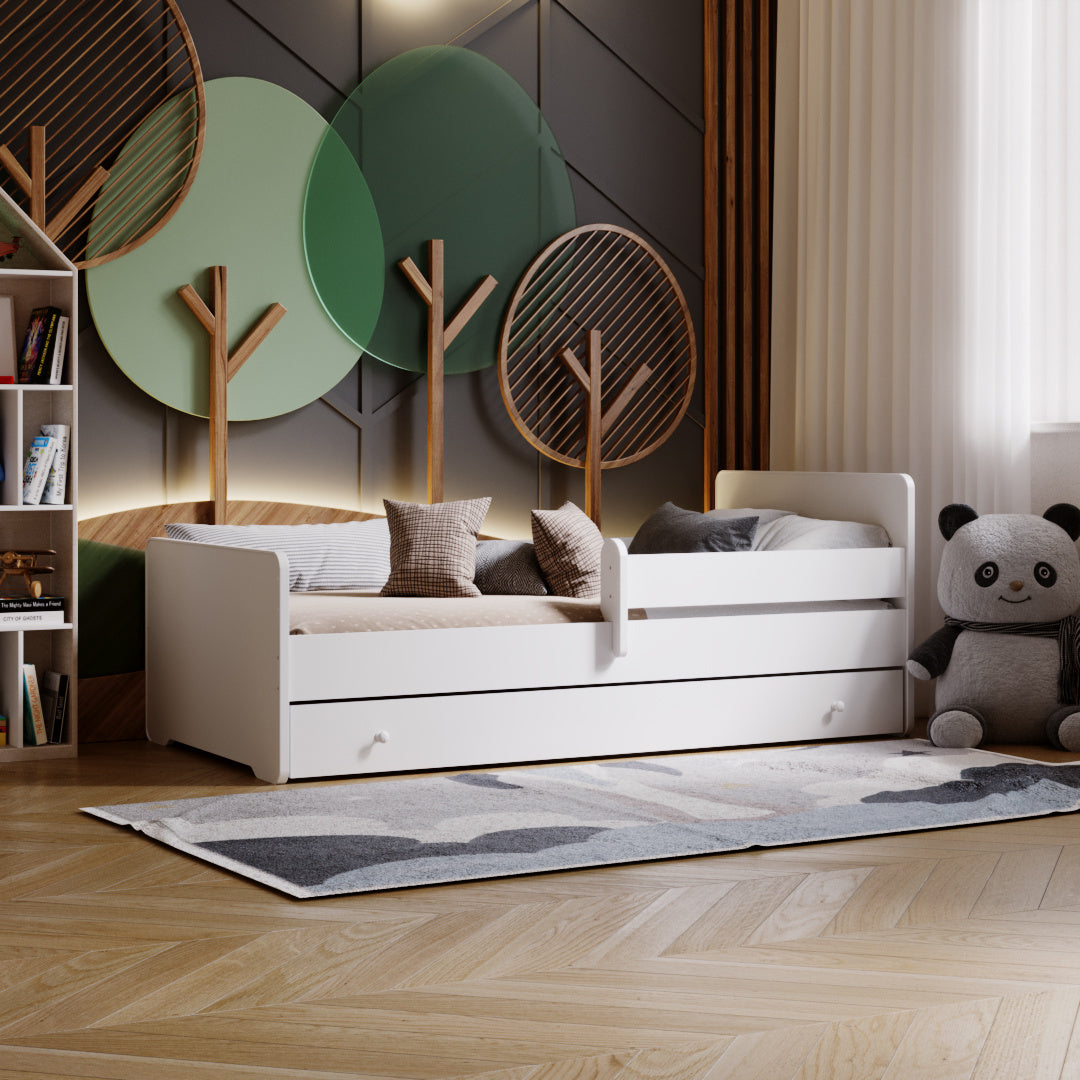 Letto singolo Max 140x70 con cassetto e materasso