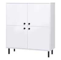 Cassettiera VENUS quattro ante 113x100 cm - bianco