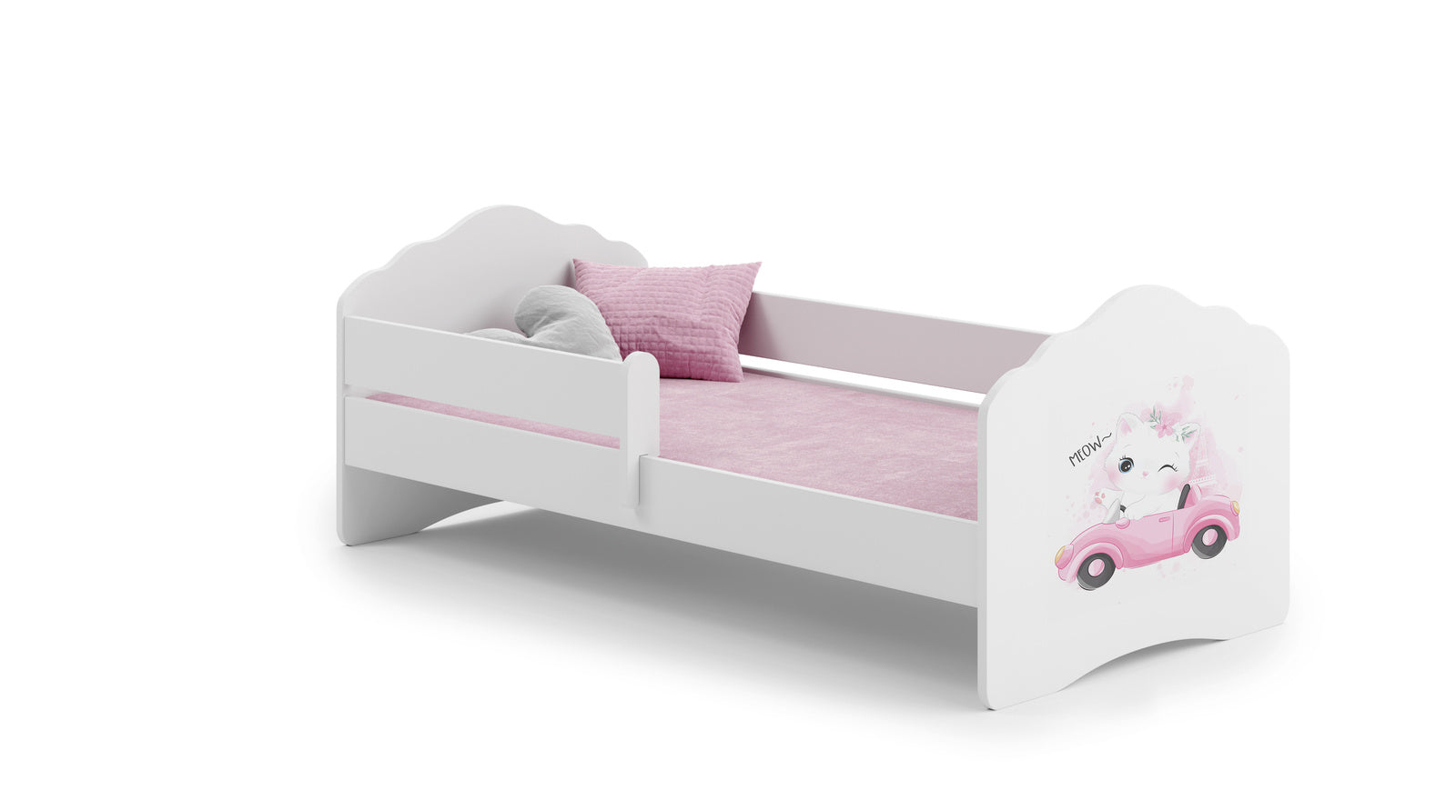 Letto singolo FALA 160x80 con sponde e con materasso - Gatto