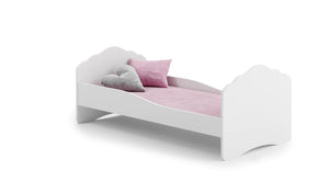 Letto singolo FALA 140x70 con materasso - Bianco