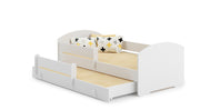 Letto matrimoniale LUK II 160x80 con materasso - Bianco
