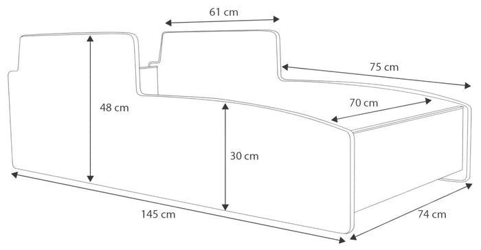 Letto per bambini Trattore rosso 140x70 con materasso