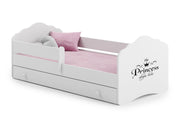 Letto singolo FALA 160x80 con sponde e cassetto, con materasso - Principessa