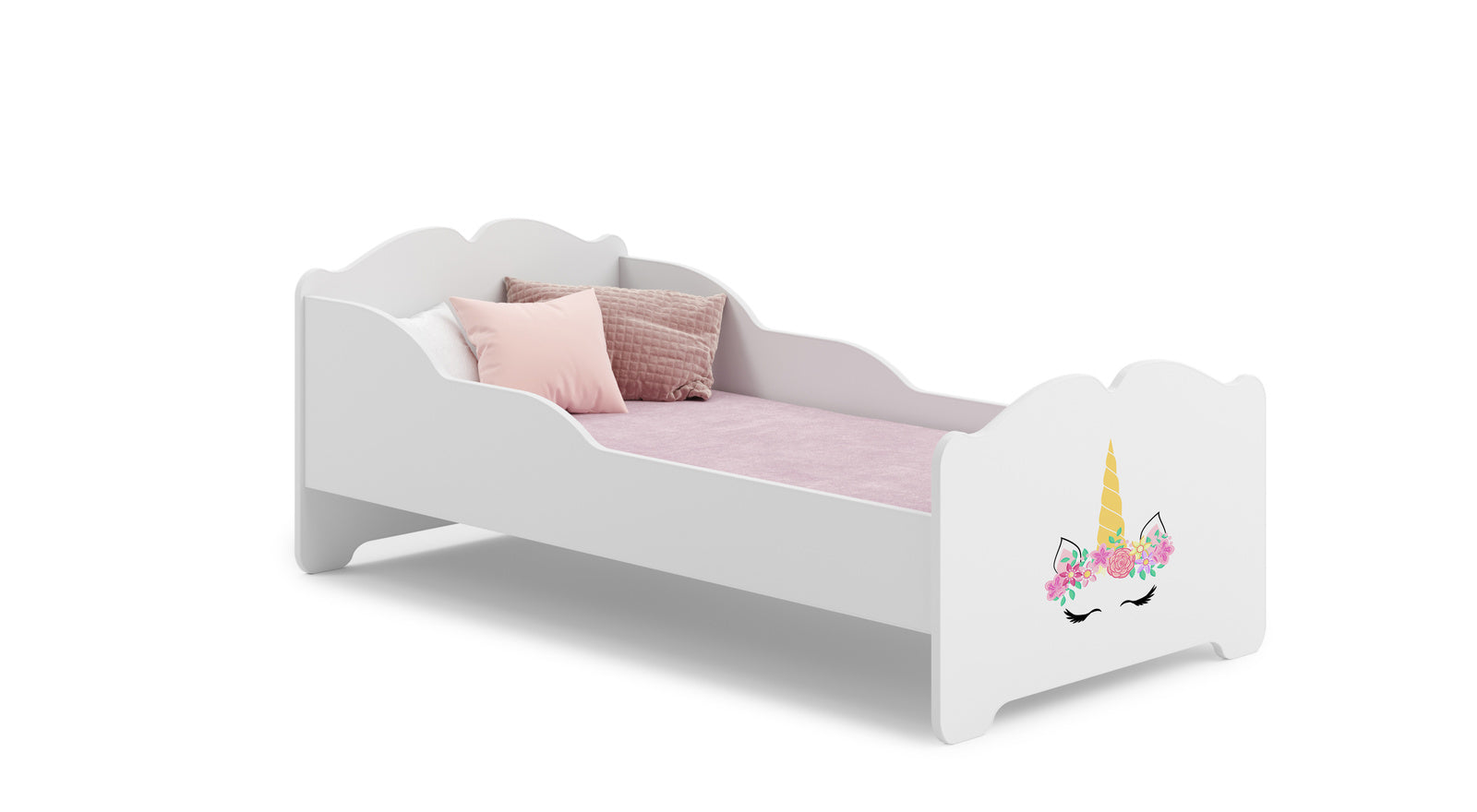 Letto singolo ANNA 140x70 con materasso - Unicorno