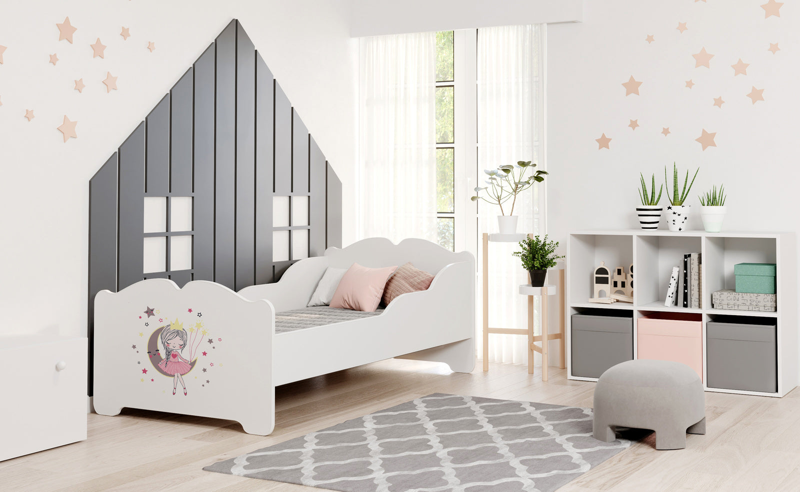 Letto singolo ANNA 160x80 con materasso - Principessa addormentata