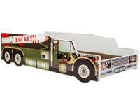 Letto auto per bambini 140x70 con materasso - Rocket