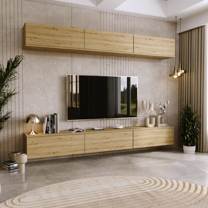 Mobile TV NICOLE 160 cm - colore "Rovere Artigianale"