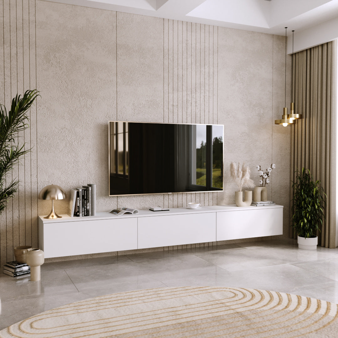Mobile TV NICOLE 160 cm - bianco