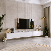 Mobile TV NICOLE 160 cm - bianco