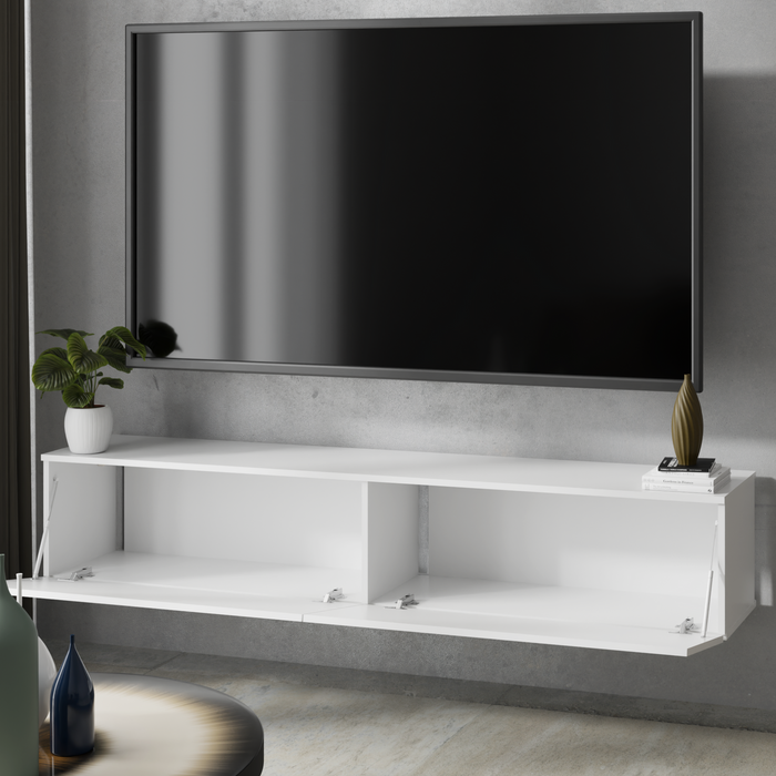 Mobile TV NICOLE 160 cm - bianco