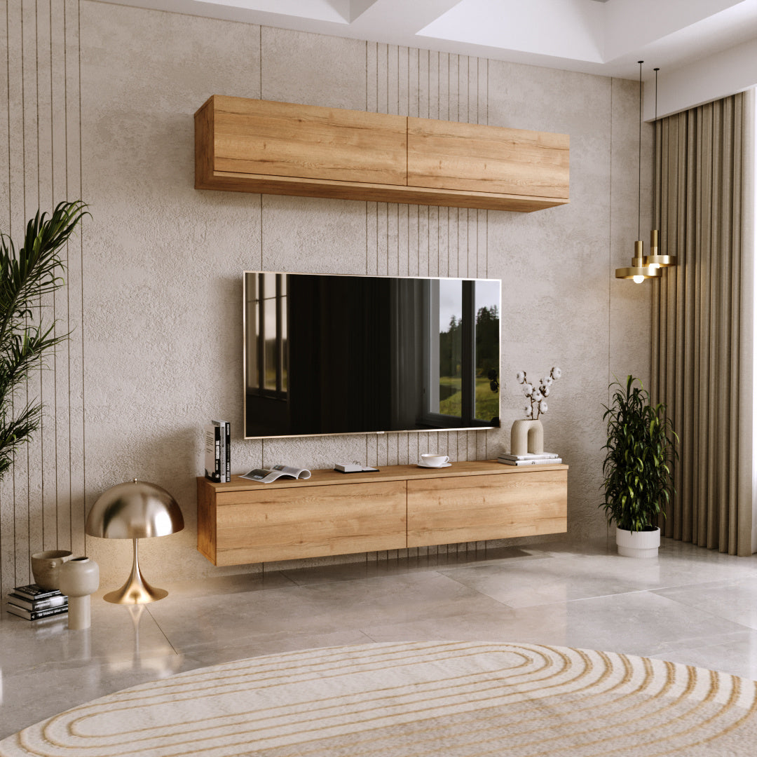 Mobile TV NICOLE 160 cm - colore Rovere Artigianale