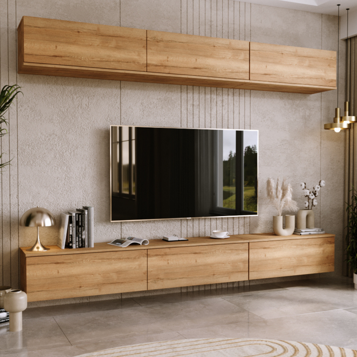 Mobile TV NICOLE 160 cm - colore Rovere Artigianale