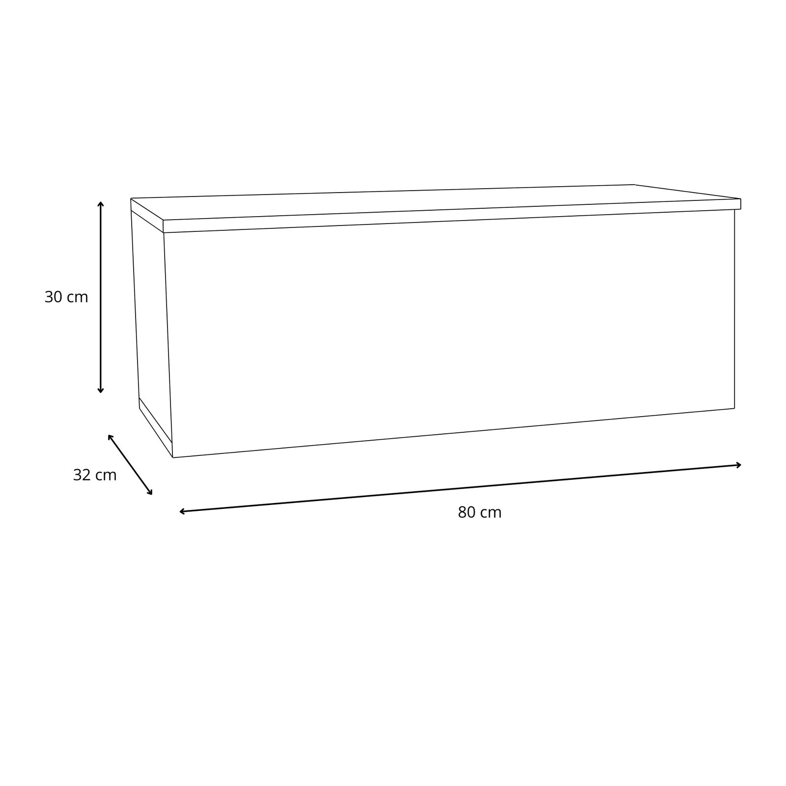 Mobile TV NICOLE 80 cm - colore Rovere Artigianale
