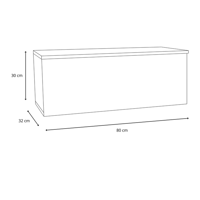 Mobile TV NICOLE 80 cm - colore Rovere Artigianale