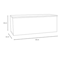 Mobile TV NICOLE 80 cm - colore "Rovere Artigianale"