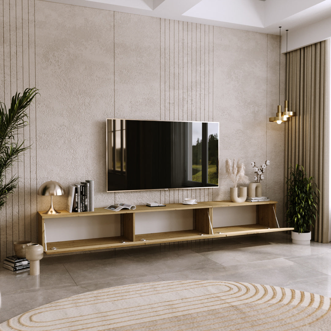 Mobile TV NICOLE 80 cm - colore "Rovere Artigianale"