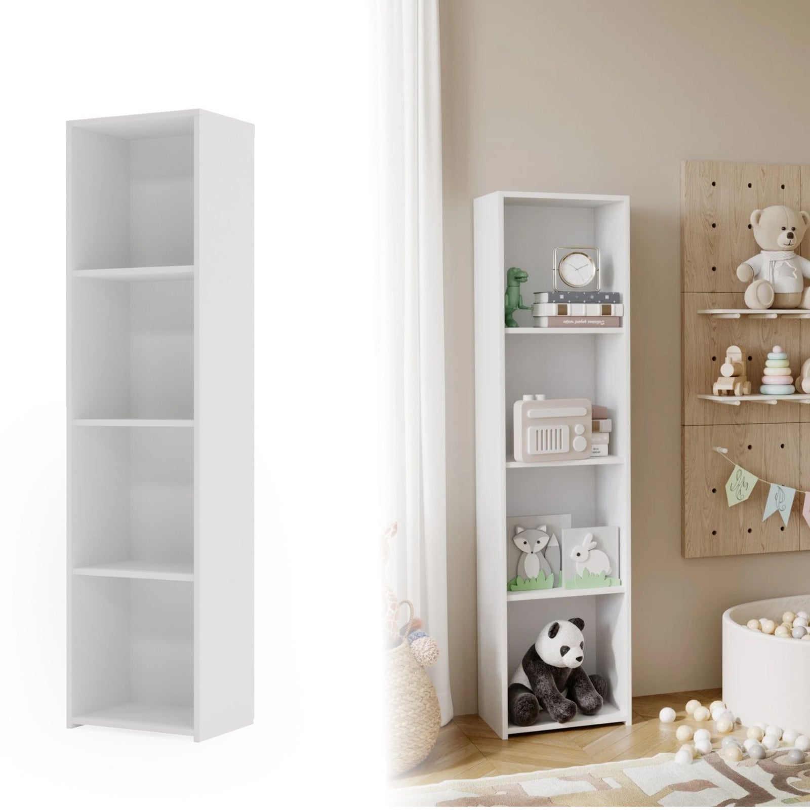 Mensola LONI 160x40 cm - bianca