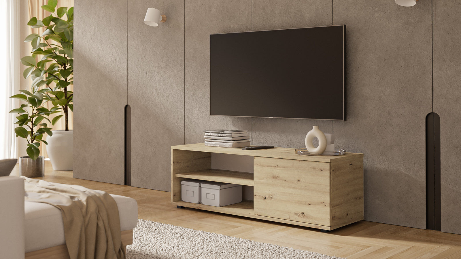 Mobile TV VIVA 110 cm - colore "Rovere "