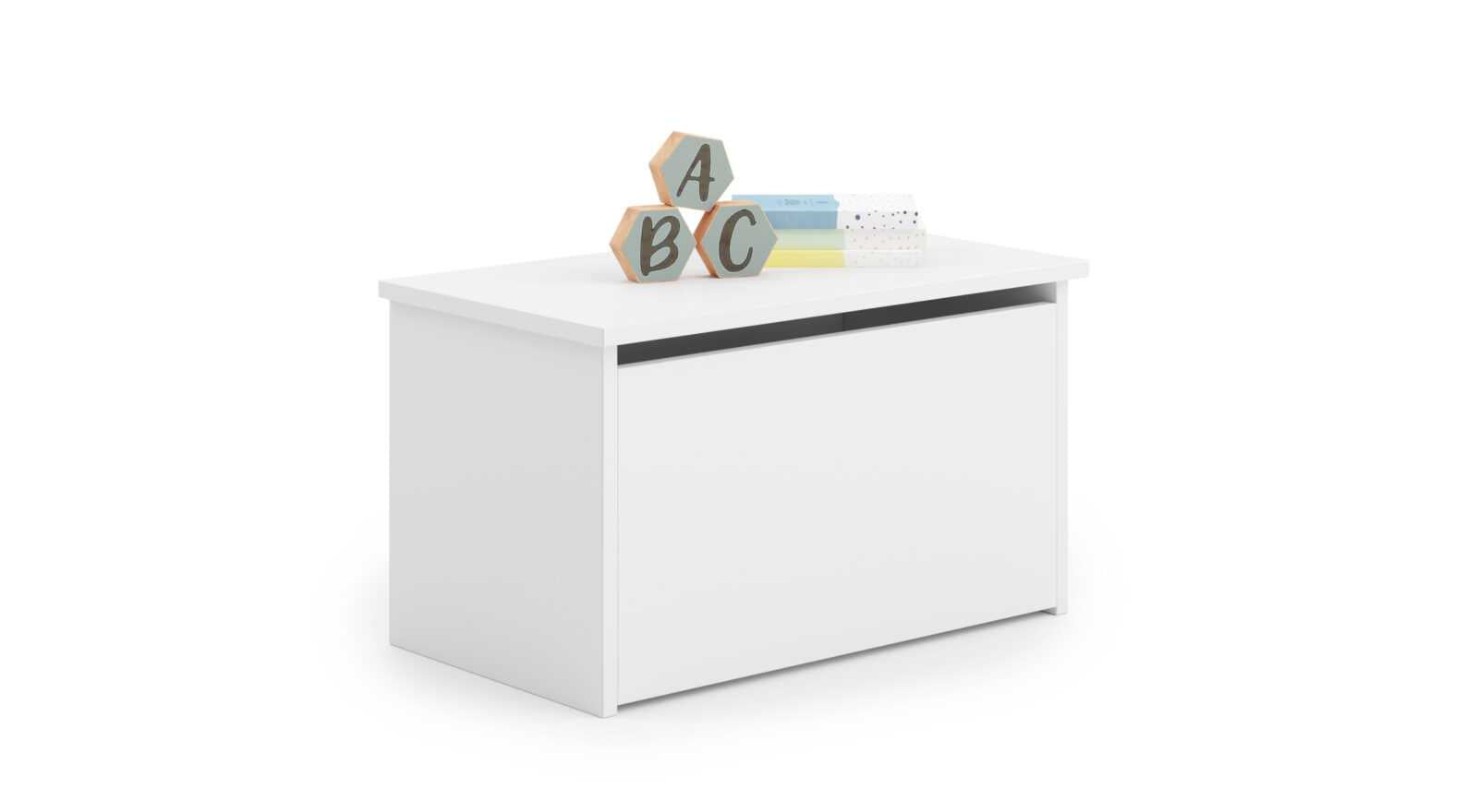 Baule portagiochi DARIA - bianco