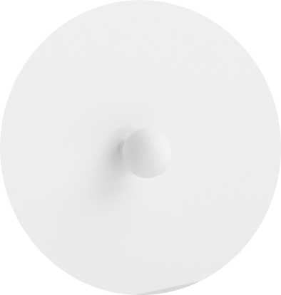 Comodino Emi bianco - maniglia bianca