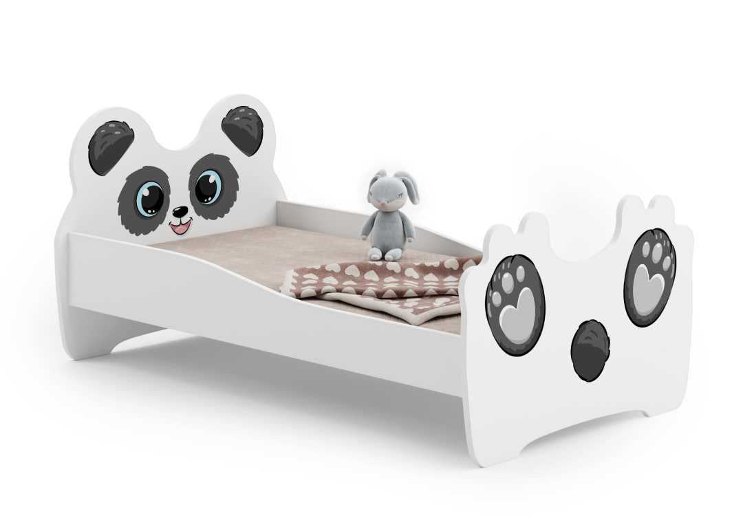 Letto per bambini ANIMALS 160x80 con materasso - Panda