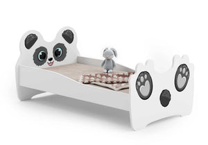 Letto per bambini ANIMALS 160x80 con cassetto e materasso - Panda